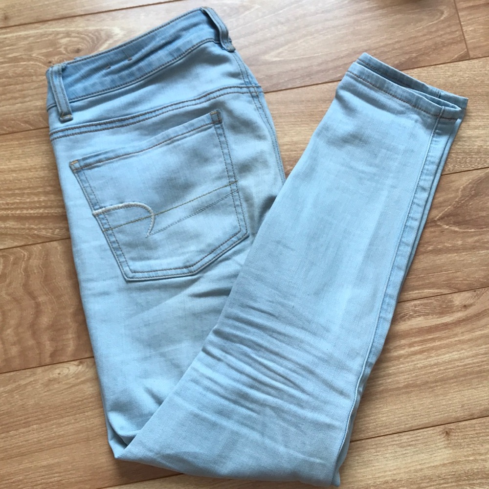 American eagle super stretch jeggings jeans